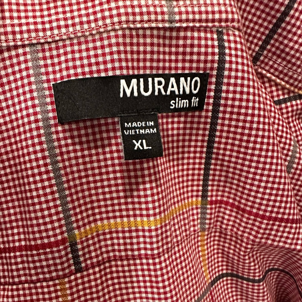 Murano Men’s Slim Fit Button-Up Shirt